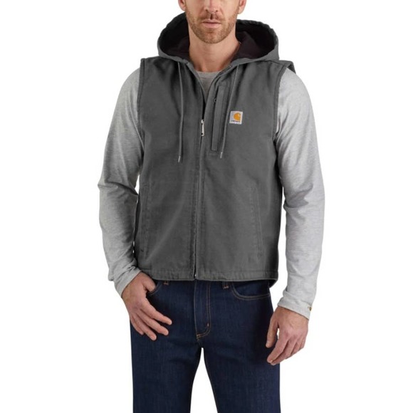 Carhartt Other - Carhartt Mens Knoxville Fleece-lined Hooded Vest